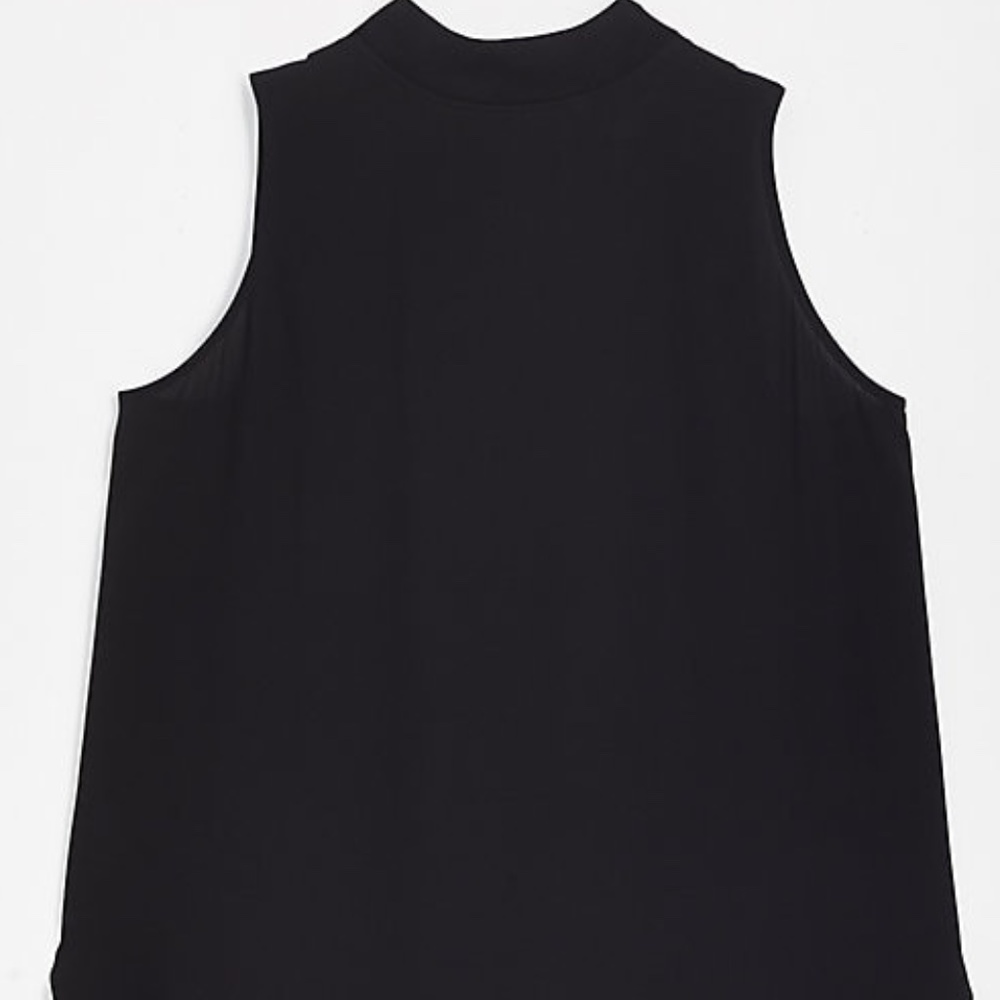Mock Neck Tunic Shell